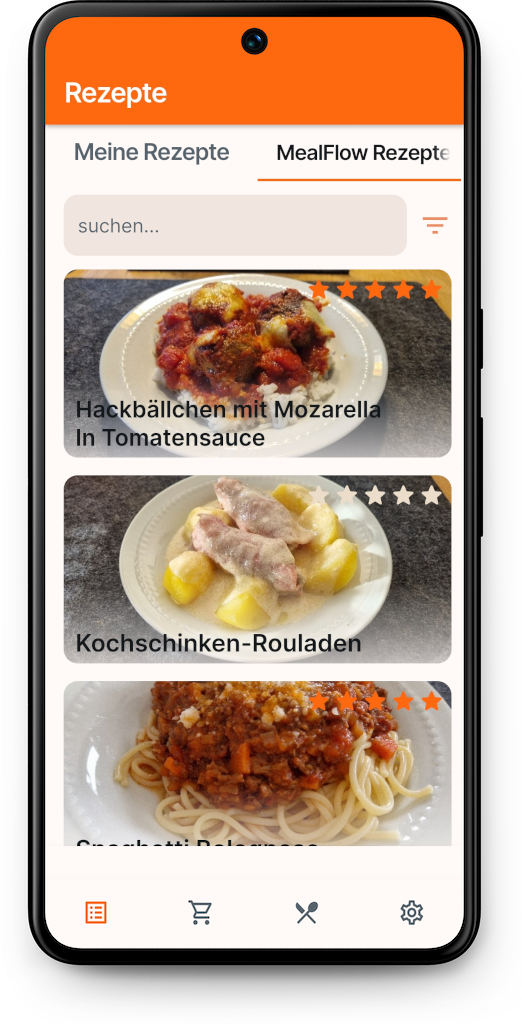 Rezept in MealFlow importieren